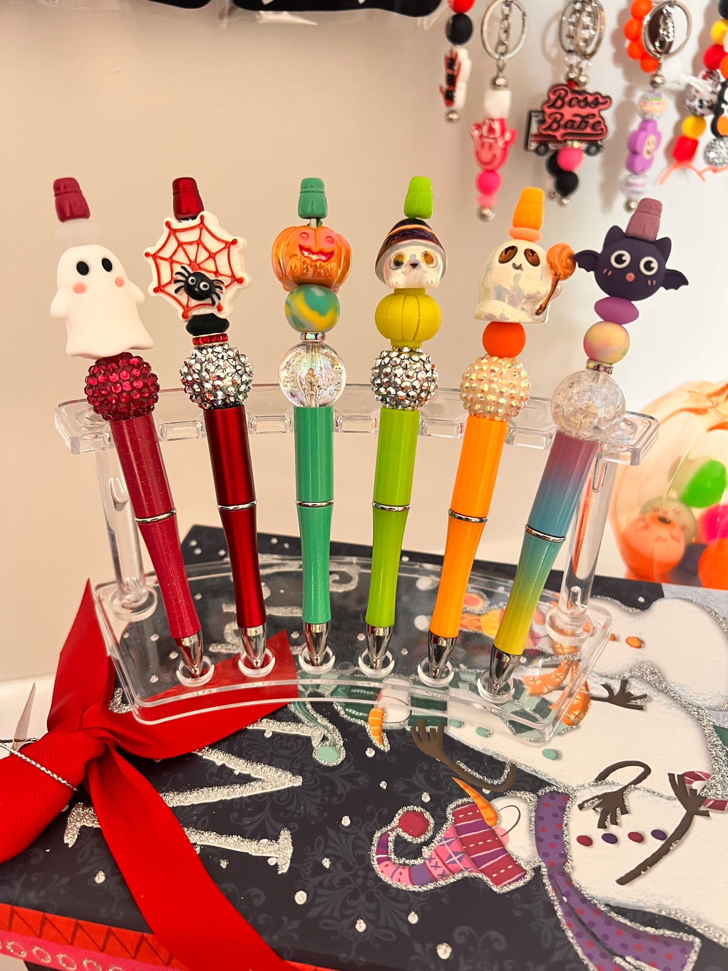 Halloween Beaded Pens